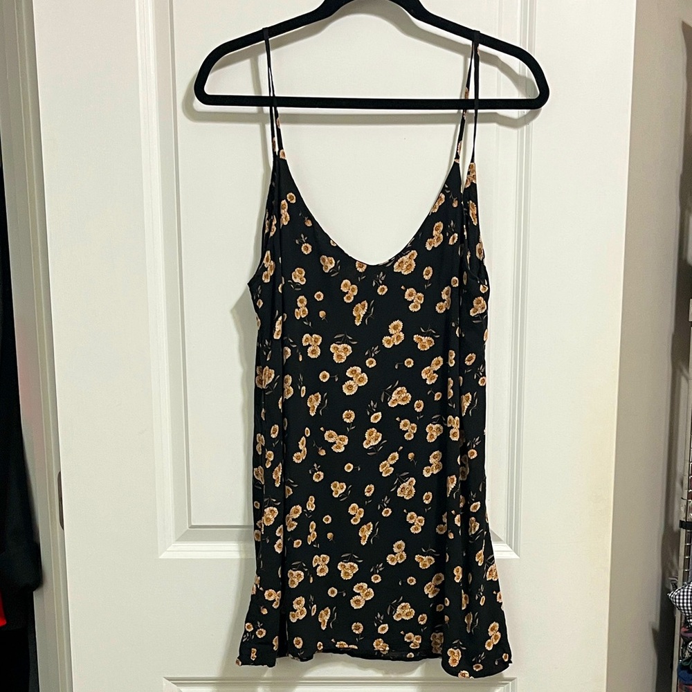 Brandy Melville Lynette Floral Mini Dress OS